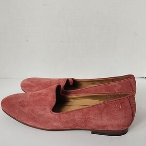Vionic Women's Willa Dusty Cedar Suede Loafers Size 9